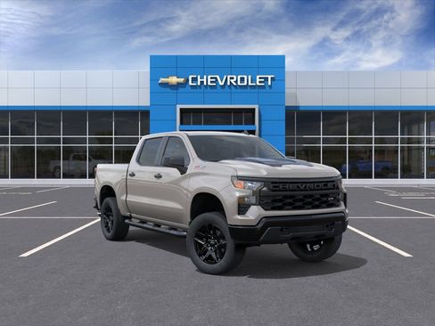 New 2026 Chevrolet Silverado 1500 Custom Trail Boss w/ Turbomax Blackout Package AWD/4WD image 1