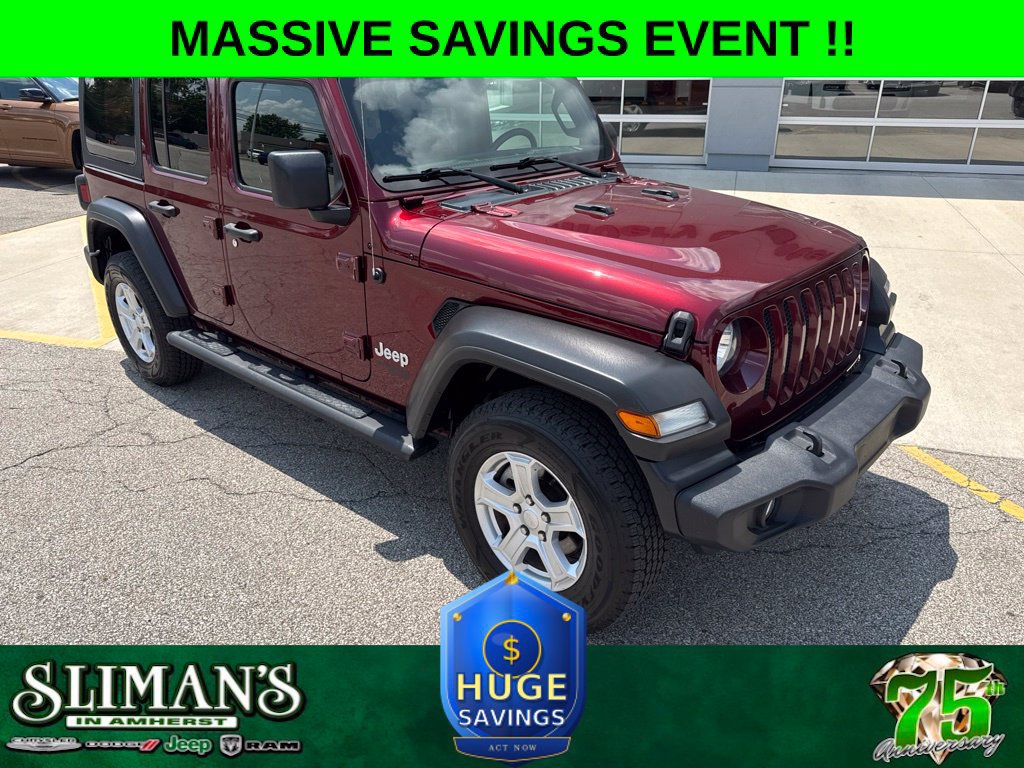 Used 2021 Jeep Wrangler Unlimited Sport AWD/4WD image 1