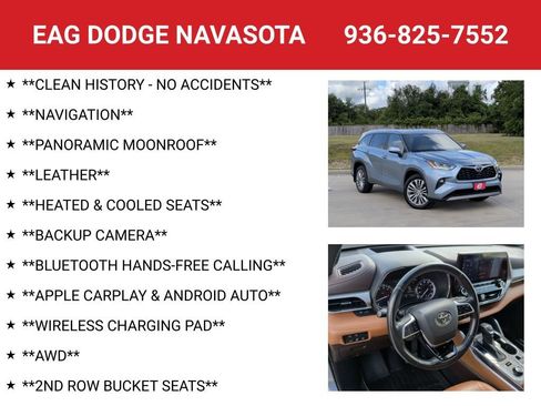 Used 2022 Toyota Highlander Platinum AWD/4WD image 4