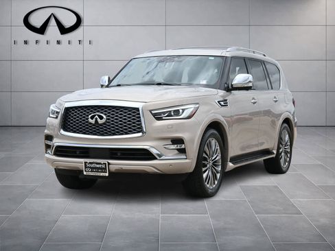 Used 2021 INFINITI QX80 Sensory w/ All-Season Package RWD image 1