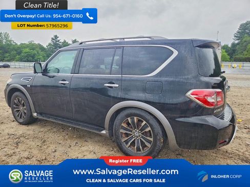 Used 2017 Nissan Armada Platinum w/ Captain Seat Package AWD/4WD image 3