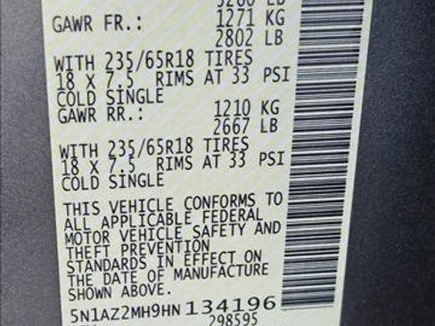 Used 2017 Nissan Murano SV image 22