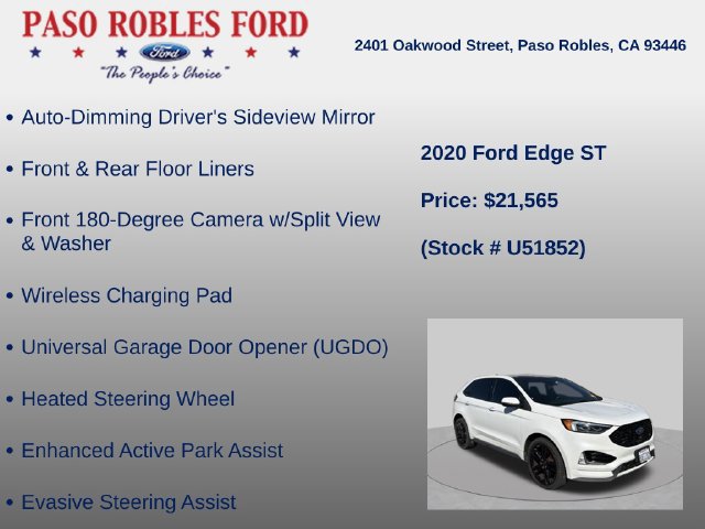 Used 2020 Ford Edge ST w/ Equipment Group 401A AWD/4WD image 13