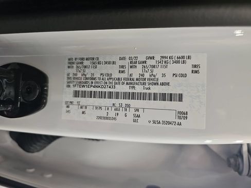 Used 2022 Ford F150 XLT w/ Equipment Group 301A Mid AWD/4WD image 34