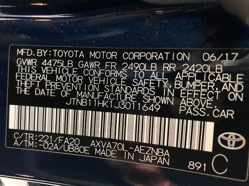 Used 2018 Toyota Camry LE FWD image 24