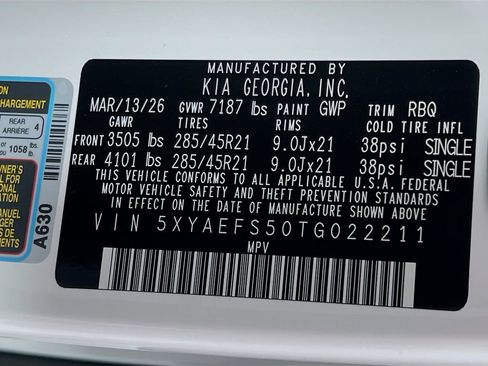 New 2026 Kia EV9 GT-Line image 28