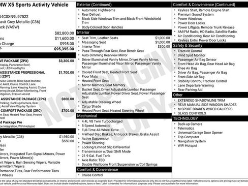 Used 2022 BMW X5 M50i w/ Executive Package image 3