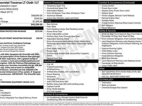 Certified 2023 Chevrolet Traverse LT AWD/4WD image 2
