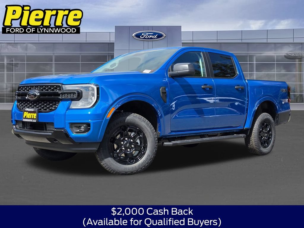 New 2026 Ford Ranger XLT w/ Black Appearance Package AWD/4WD 360° Tour
