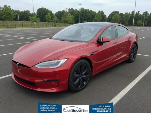 Used 2021 Tesla Model S Long Range AWD/4WD image 1