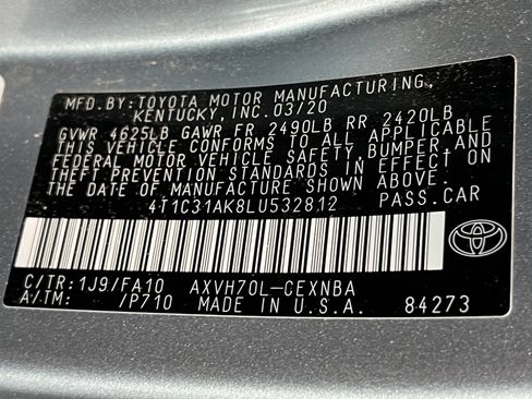 Used 2020 Toyota Camry LE FWD image 18