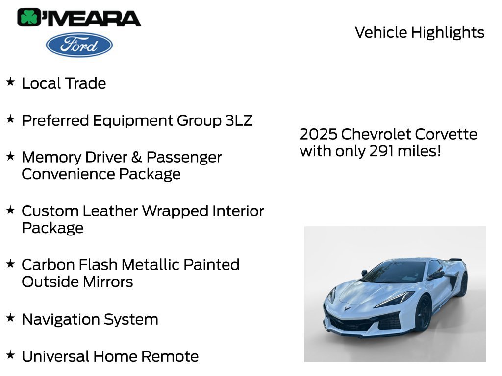 Used 2025 Chevrolet Corvette E-Ray w/ Battery Protection Package AWD/4WD image 8