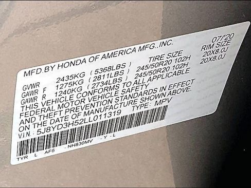 Used 2020 Acura MDX FWD w/ Technology Package image 38