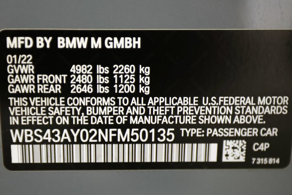 Used 2022 BMW M3 Competition AWD/4WD image 53