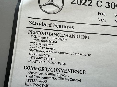 Used 2022 Mercedes-Benz C 300 4MATIC Sedan image 35