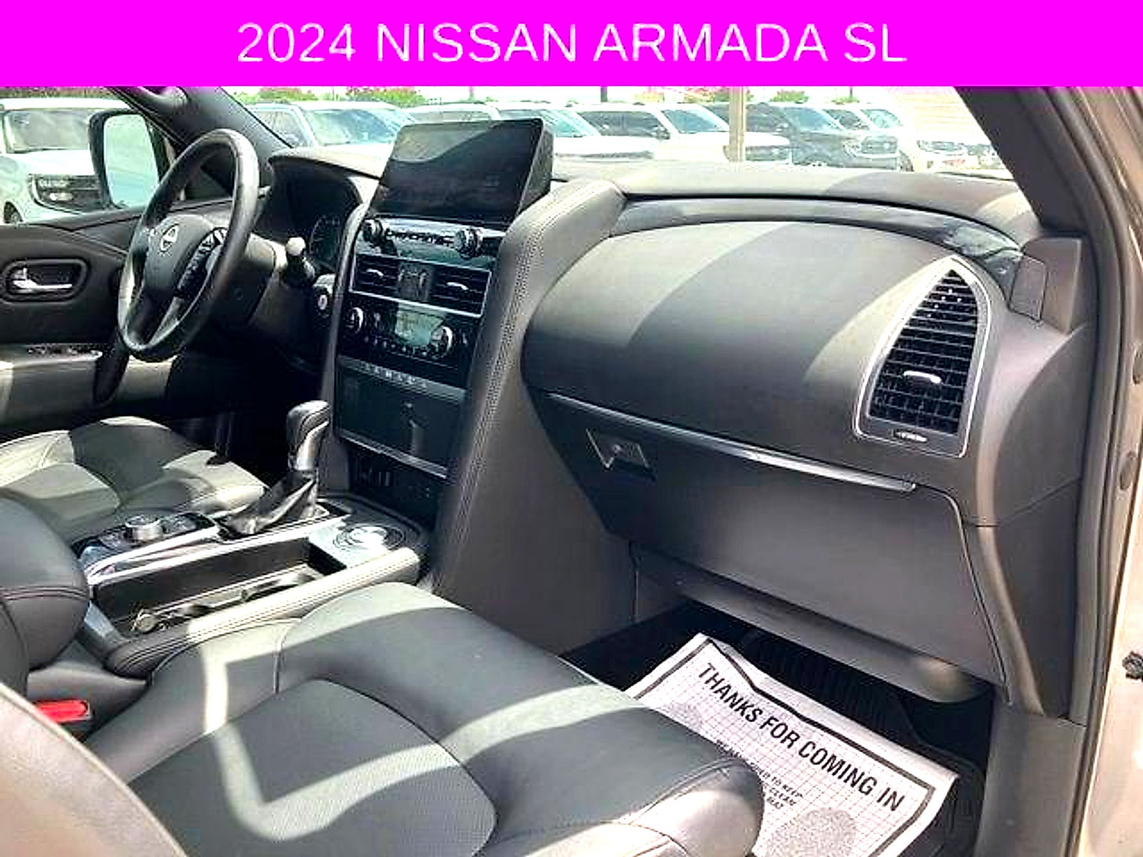Used 2024 Nissan Armada SL w/ Midnight Edition Package RWD image 12