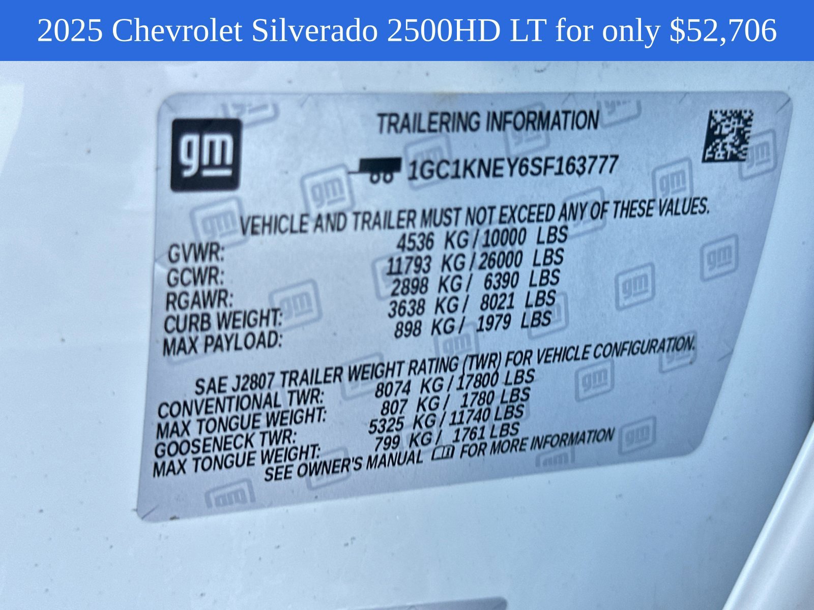 Used 2025 Chevrolet Silverado 2500 LT AWD/4WD image 29