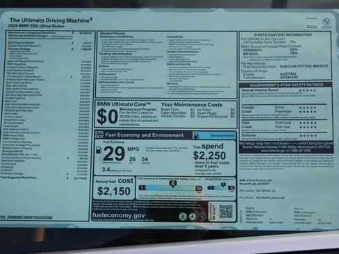 New 2026 BMW 330i xDrive Sedan w/ Premium Package image 2