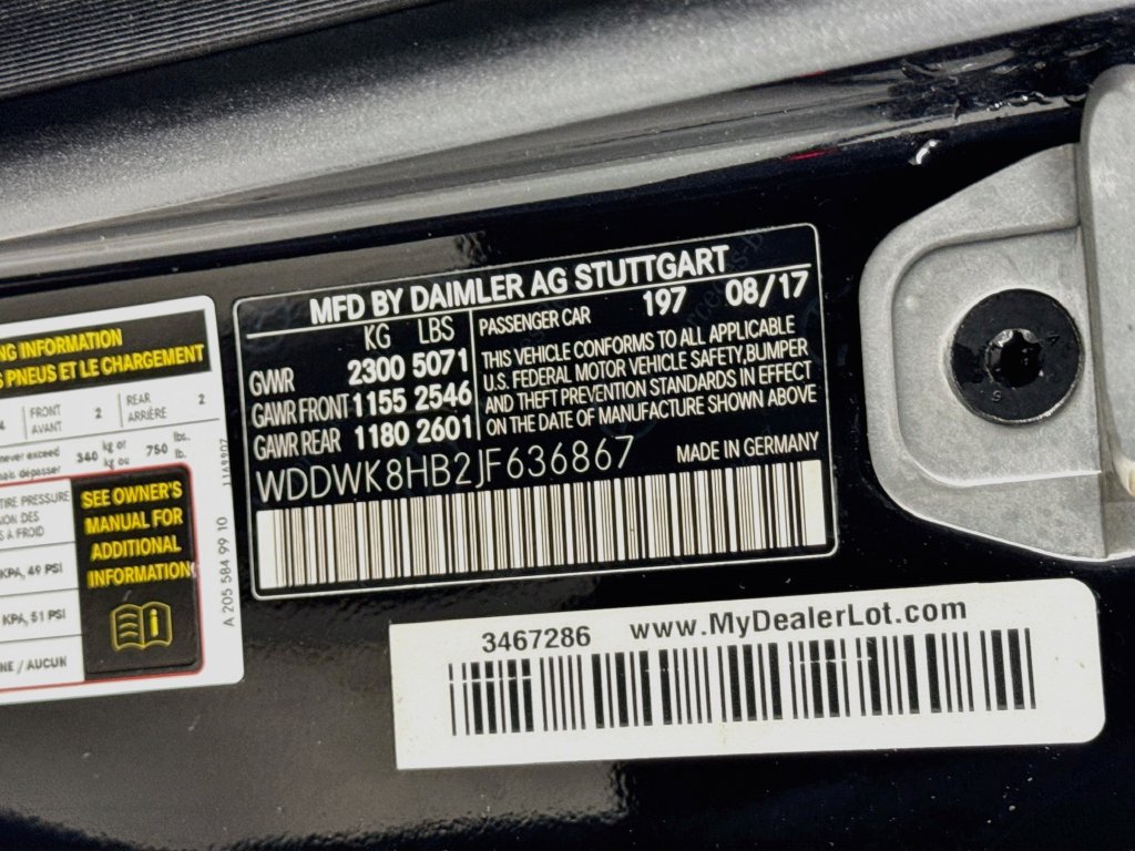 Used 2018 Mercedes-Benz C 63 AMG S w/ Multimedia Package image 42