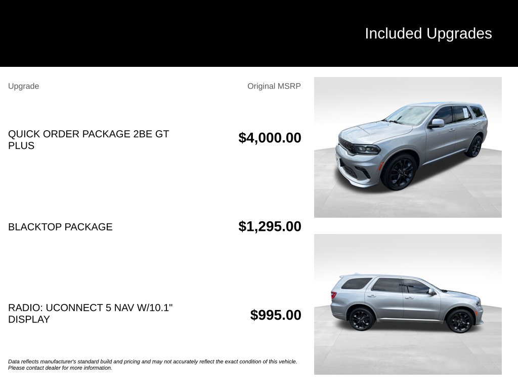 Used 2021 Dodge Durango GT AWD/4WD image 10