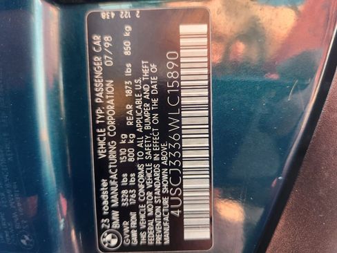 Used 1998 BMW Z3 2.8 image 38