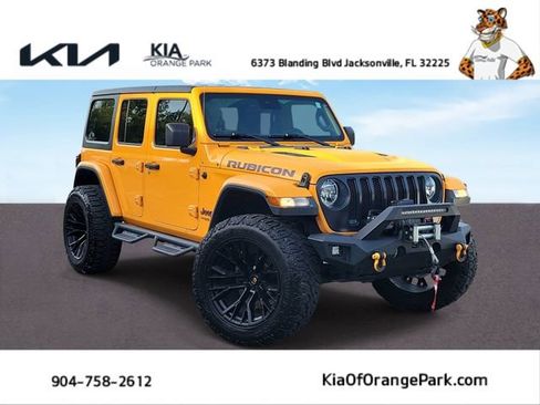 Used 2021 Jeep Wrangler Unlimited Rubicon w/ Safety Group AWD/4WD image 1