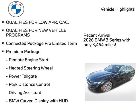 Used 2026 BMW 330i xDrive Sedan w/ Premium Package AWD/4WD image 4