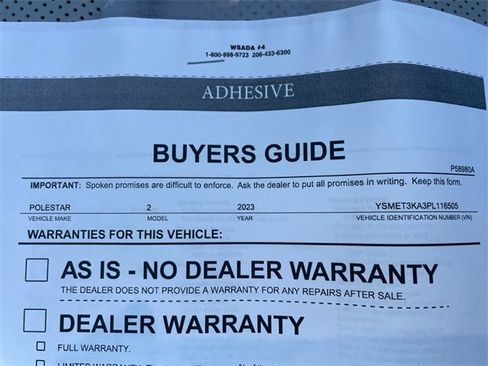 Used 2023 Polestar Polestar 2 w/ Pilot Pack image 47