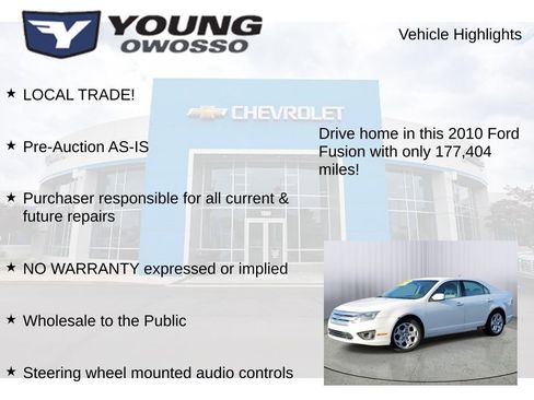 Used 2010 Ford Fusion SE image 7