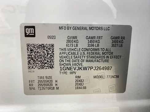 Certified 2023 Chevrolet Traverse RS AWD/4WD image 33