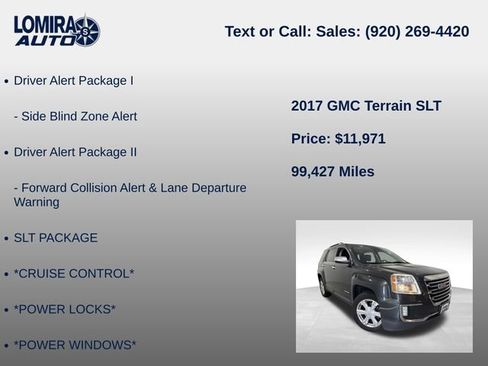 Used 2017 GMC Terrain SLT w/ Open Road Package AWD/4WD image 19