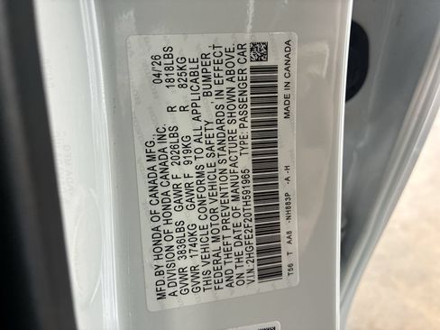 Certified 2026 Honda Civic LX image 37