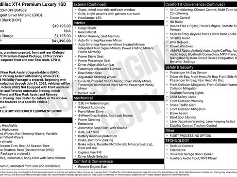 Used 2023 Cadillac XT4 Premium Luxury image 17