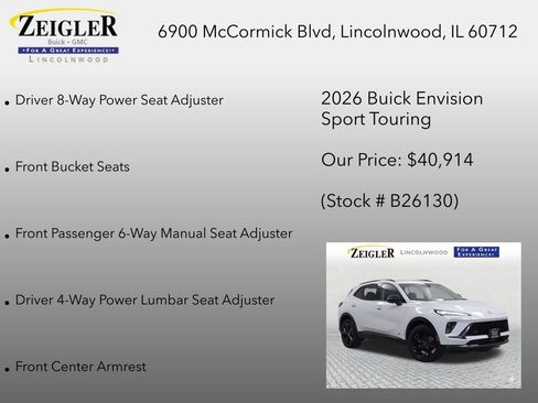New 2026 Buick Envision Sport Touring AWD/4WD image 24