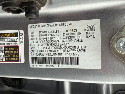 Used 2020 Honda CR-V EX-L image 21