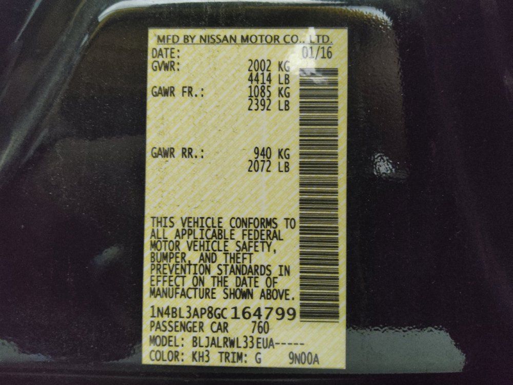 Used 2016 Nissan Altima 3.5 SL FWD image 33