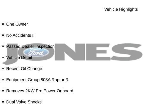 Used 2024 Ford F150 Raptor w/ Equipment Group 803A Raptor R image 14