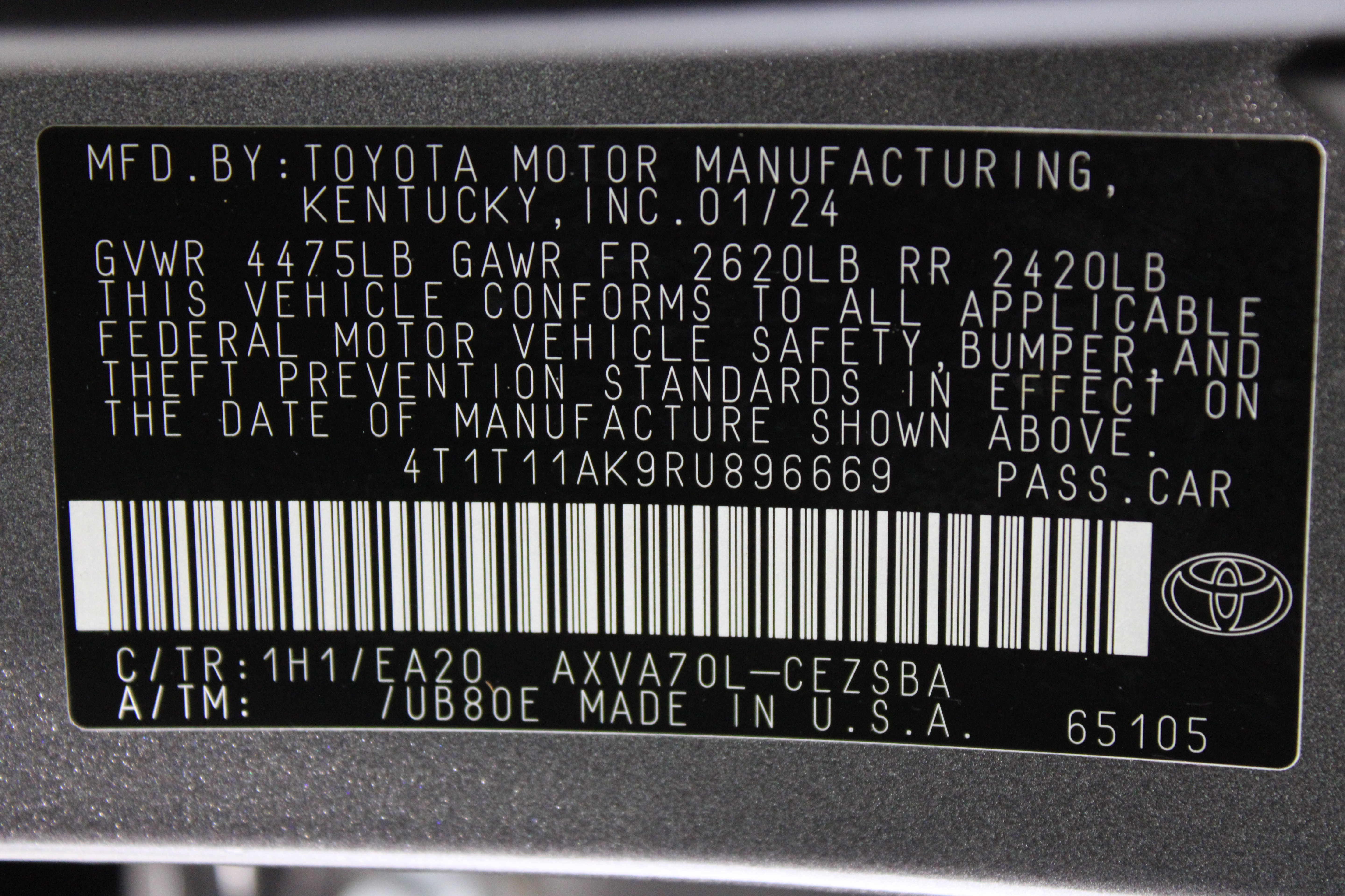 Used 2024 Toyota Camry SE w/ Convenience Package FWD image 40