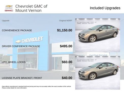 Used 2017 Chevrolet Cruze LT w/ Convenience Package FWD image 6