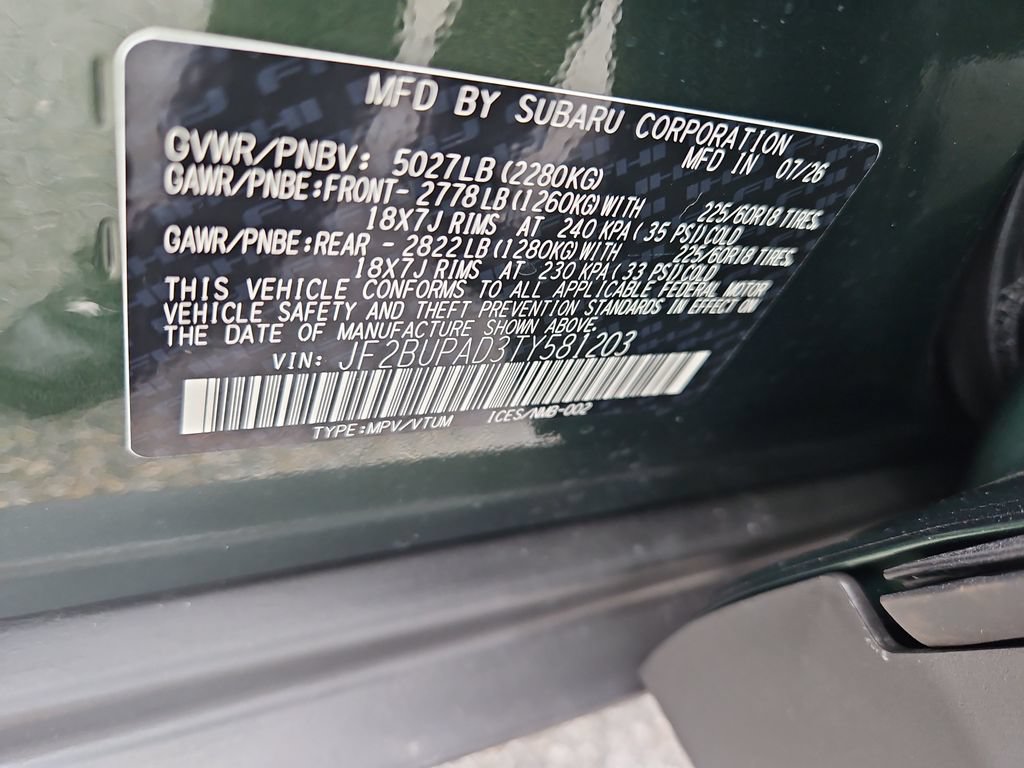 New 2026 Subaru Outback Premium AWD/4WD image 21