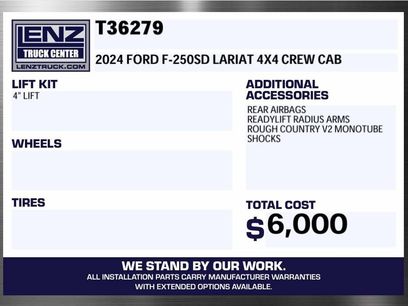 Used 2024 Ford F250 Lariat w/ Lariat Ultimate Package
