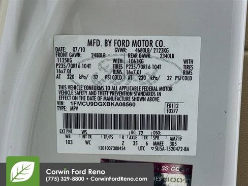 Used 2011 Ford Escape XLT w/ 202A Rapid Spec Order Code image 29