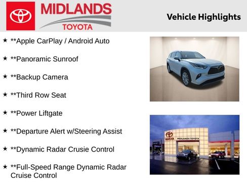 Used 2025 Toyota Highlander Platinum AWD/4WD image 2