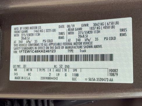 Used 2019 Ford F150 Lariat RWD image 31