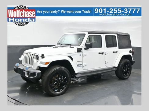 Used 2023 Jeep Wrangler Unlimited Sahara w/ Cold Weather Group AWD/4WD image 1