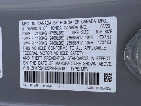 Certified 2023 Honda CR-V LX image 32