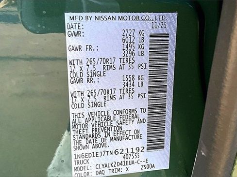 New 2026 Nissan Frontier Pro-X image 8