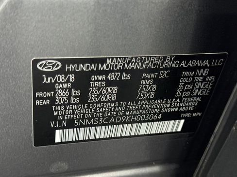 Used 2019 Hyundai Santa Fe SEL image 32