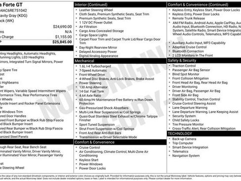 Used 2024 Kia Forte GT image 21