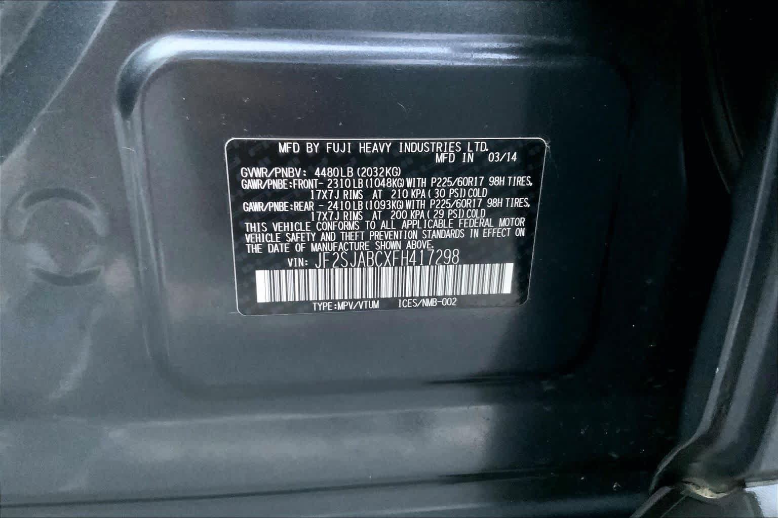 Used 2015 Subaru Forester 2.5i w/ Popular Package #2 AWD/4WD image 29